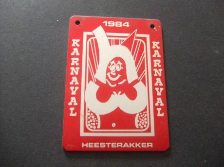 Carnaval Heesterakker Eindhoven rood 1984